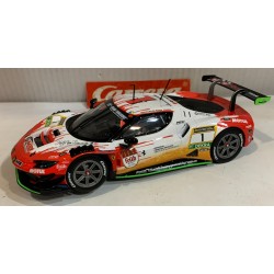 SLOT CAR CARRERA EXCLUSIV 23988 FERRARI 296 GT3 -1 FRIKADELLI TEAM DIGITAL 1/24