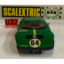 SLOT CAR SCX SCALEXTRIC EXIN C-44 MERCEDES WANKEL C111 -64 VERDE CASCO INTEGRAL