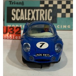 SLOT CAR SCX TRIANG SCALEXTRIC C-1 ALPINE RENAULT -7 AZUL