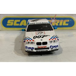 SLOT CAR SCX SUPERSLOT H4574 BMW 320i -17 BTCC 1995 DAVID BRABHAM SCALEXTRIC UK