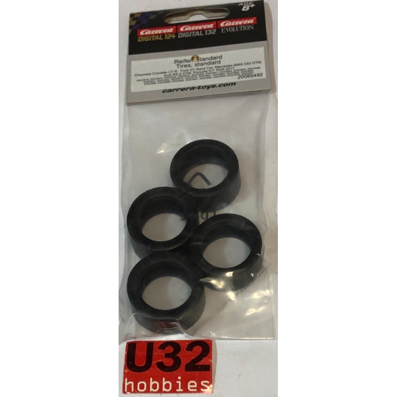SLOT CAR CARRERA EXCLUSIV 85492 NEUMATICOS PARA COCHES DTM Y GT DIGITAL 1/24