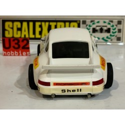 SLOT CAR SCX SCALEXTRIC EXIN 4051 PORSCHE 911 CARRERA -3 FITZPATRICK BLANCO