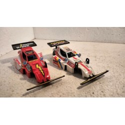 qq 7730/31 SCALEXTRIC EXIN TT CARR BUGGY  THUNDERFLASH & STORMRIDER EN BLISTER *
