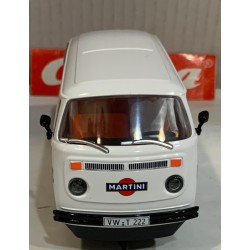 SLOT CAR CARRERA EVOLUTION 27838 VOLKSWAGEN VW BUS T2B MARTINI RACING
