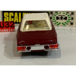 SLOT CAR SCX SCALEXTRIC EXIN C-32 MERCEDES 250SL -33 GRANATE  CAPOTA BEIGE