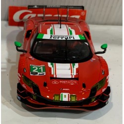 SLOT CAR CARRERA EXCLUSIV 23965 FERRARI 296 GT3 -21 AF CORSE MANN  DIGITAL 1/24