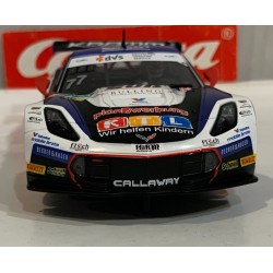 SLOT CAR CARRERA EVOLUTION 27739 CHEVROLET CORVETTE C7 -77 CALLAWAY COMPETITION