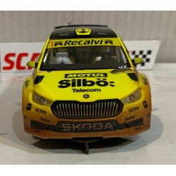 SLOT CAR SCX SCALEXTRIC ADVANCE E10565S300 SKODA FABIA WRC2 -1 COHETE SUAREZ