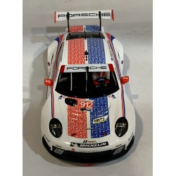 SLOT CAR SCALEAUTO SC-6247RS PORSCHE 911 (991.2) -912 24H.DAYTONA 2019 E.BAMBER