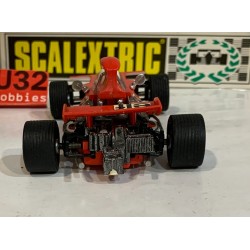 SLOT CAR SCALEXTRIC EXIN C-48 FORD TYRRELL 001 F1 -8 ROJO  J.STEWART