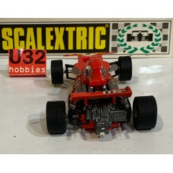 SLOT CAR SCALEXTRIC EXIN C-48 FORD TYRRELL 001 F1 -8 ROJO OSCURO  J.STEWART