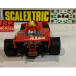 SLOT CAR SCX SCALEXTRIC EXIN C-4O54 FORD TYRRELL P34 6 RUEDAS F1 -4 ROJO
