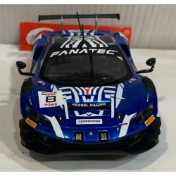 SLOT CAR CARRERA EXCLUSIV 23989 FERRARI 296 GT3 -8 KSSEL RACING DIGITAL 1/24