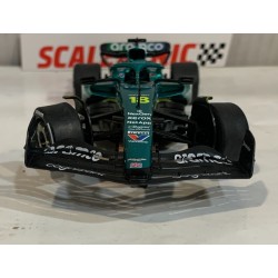 SLOT CAR SCX SCALEXTRIC ADVANCE E10598S300 ASTON MARTIN AMR25 -14 F1 L.STROLL