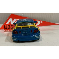 SLOT CAR NINCO 50143 RENAULT MEGANE -10 RED RENAULT M.MARTINEZ-F.ALONSO