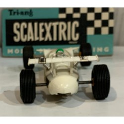 SLOT CAR SCX TRIANG SCALEXTRIC C5 EUROPA VEE -4 BLANCO CON ALERON