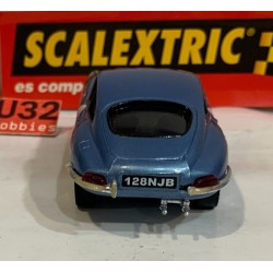 SLOT CAR SCX SCALEXTRIC ALTAYA COCHES MITICOS  JAGUAR E TYPE -12 MET BLUE LTD.ED