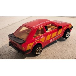 qq SLOT CAR C307 SCALEXTRIC UK ESCORT XR3i -21 SHELL RED C-307  C 307 *