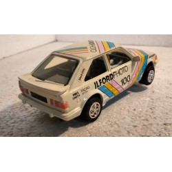 qq SLOT CAR C 389 SCALEXTRIC UK FORD ESCORT XR3i "ILFORD PHOTO" C-389  C 389 *