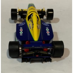 SLOT CAR SCALEAUTO SC-6344 BENETTON B191 FORD COSWORTH -19 F1 1991 M.SCHUMACHER