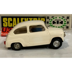 SLOT CAR SCX SCALEXTRIC EXIN TC600  SEAT 600 BLANCO CHASIS NEGRO RACE TUNED