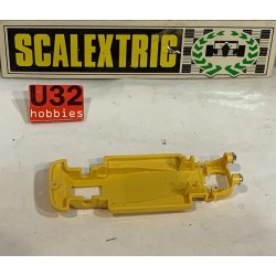 SCALEXTRIC EXIN VINTAGE CHASIS  SEAT 600 TC AMARILLO