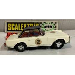 SLOT CAR SCX SCALEXTRIC EXIN C-32 MERCEDES 250SL -2 BLANCO  CAPOTA  NEGRO