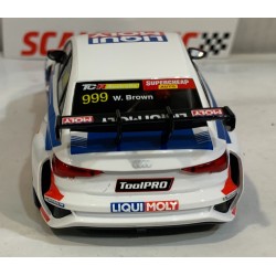 SLOT CAR SCX SCALEXTRIC U10556S300 AUDI RS3 LMS TCR. -999 LIQUI MOLY W.BROWN
