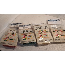 qq SCALEXTRIC EXIN STS REF 2202 CAJA 4 BLISTERS REMOLQUES COMPLETOS *