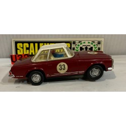 SLOT CAR SCX SCALEXTRIC EXIN C-32 MERCEDES 250SL -33 GRANATE  CAPOTA BEIGE