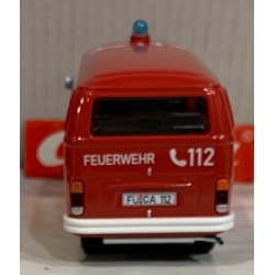 SLOT CAR CARRERA EVOLUTION 27837 VOLKSWAGEN VW BUS T2B FEUERWEHR