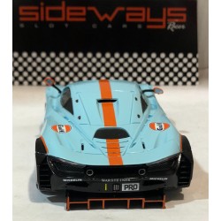 SLOT CAR RACER SIDEWAYS SWCAR04B McLAREN F1 GTR -39 LE MANS '97 GULF HIST.COLORS
