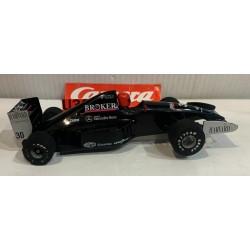 SLOT CAR CARRERA EXCLUSIV 20417 SAUBER MERCEDES BENZ -30 BROKER 1/24