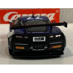 SLOT CAR CARRERA EVOLUTION 27739 CHEVROLET CORVETTE C7 -77 CALLAWAY COMPETITION