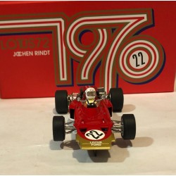 SLOT CAR POLICAR PCW02 LOTUS 72 -22 GP MONZA 1970 JOCHEN RINDT