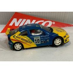 SLOT CAR NINCO 50143 RENAULT MEGANE -10 RED RENAULT M.MARTINEZ-F.ALONSO
