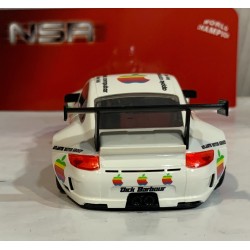 SLOT CAR  NSR 0388 PORSCHE  997 -9 APPLE  TRIBUTE BOB GARRESTON BOBBY RAHAL