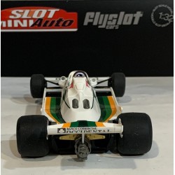 SLOT CAR FLY FLYSLOT F01302 WILLIAMS FW07 -7 BRANDS HACTH 1980 EMILIO DE VILLOTA