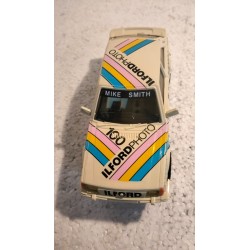 qq SLOT CAR C 389 SCALEXTRIC UK FORD ESCORT XR3i "ILFORD PHOTO" C-389  C 389 *