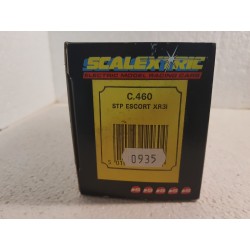qq SLOT CAR C 460 SCALEXTRIC UK FORD ESCORT XR3i  -9 STP *