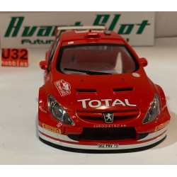 SLOT CAR AVANT SLOT CARROCERIA 1/24 PEUGEOT 307 WRC -7 GRONHOLM  SIN EL COPKIT