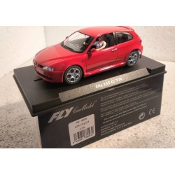 qq SLOT CAR 88093  A-741 FLY ALFA 147 GTA ROAD CAR ROJO *