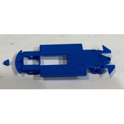 U3D CHASIS 3D VOLKSWAGEN POLO WRC LINEA  AZUL SUPERSLOT SCALEXTRIC UK