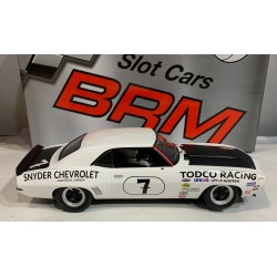 SLOT CAR BRM-198 1/24 CHEVROLET CAMARO Z28 -7 TRANS-AM 1969 MICHIGAN C.FISHER