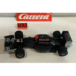 SLOT CAR CARRERA EXCLUSIV 20417 SAUBER MERCEDES BENZ -30 BROKER 1/24