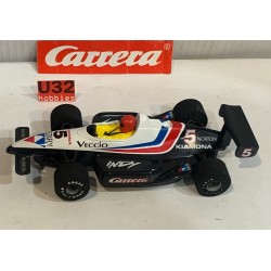 SLOT CAR CARRERA EXCLUSIV 20414 FORMULA INDY BLAU  -5 VECCIO  1/24