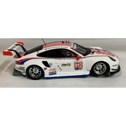 SLOT CAR SCALEAUTO SC-6247RS PORSCHE 911 (991.2) -912 24H.DAYTONA 2019 E.BAMBER
