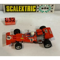 SLOT CAR SCALEXTRIC EXIN C-48 FORD TYRRELL 001 F1 -8 ROJO  J.STEWART