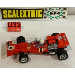 SLOT CAR SCALEXTRIC EXIN C-48 FORD TYRRELL 001 F1 -8 ROJO OSCURO  J.STEWART