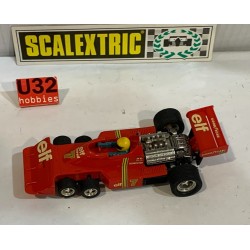 SLOT CAR SCX SCALEXTRIC EXIN C-4O54 FORD TYRRELL P34 6 RUEDAS F1 -7 ROJO OSCURO